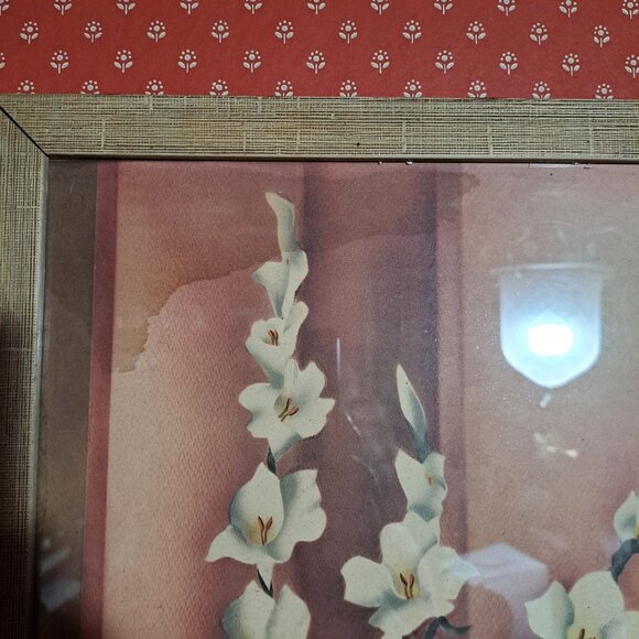 Vintage prints set of 2 1950s signed Locke 15" x 18" - Picture 2 of 5